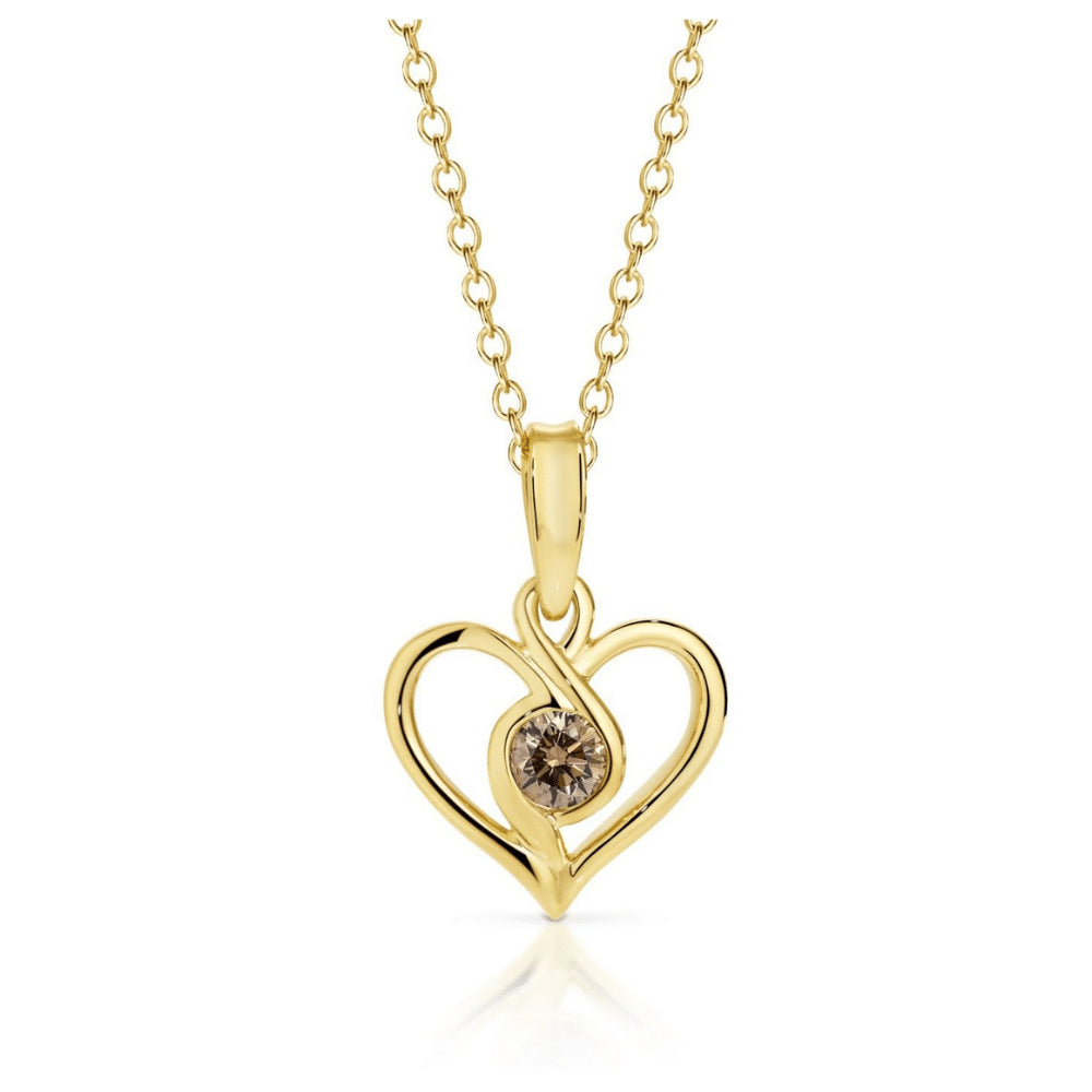 Diamond infinity heart on sale necklace