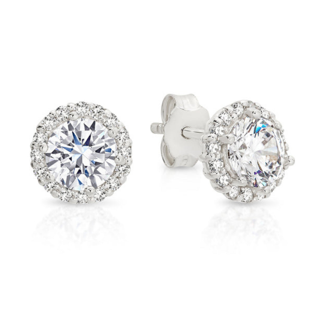 Halo 2025 cz earrings