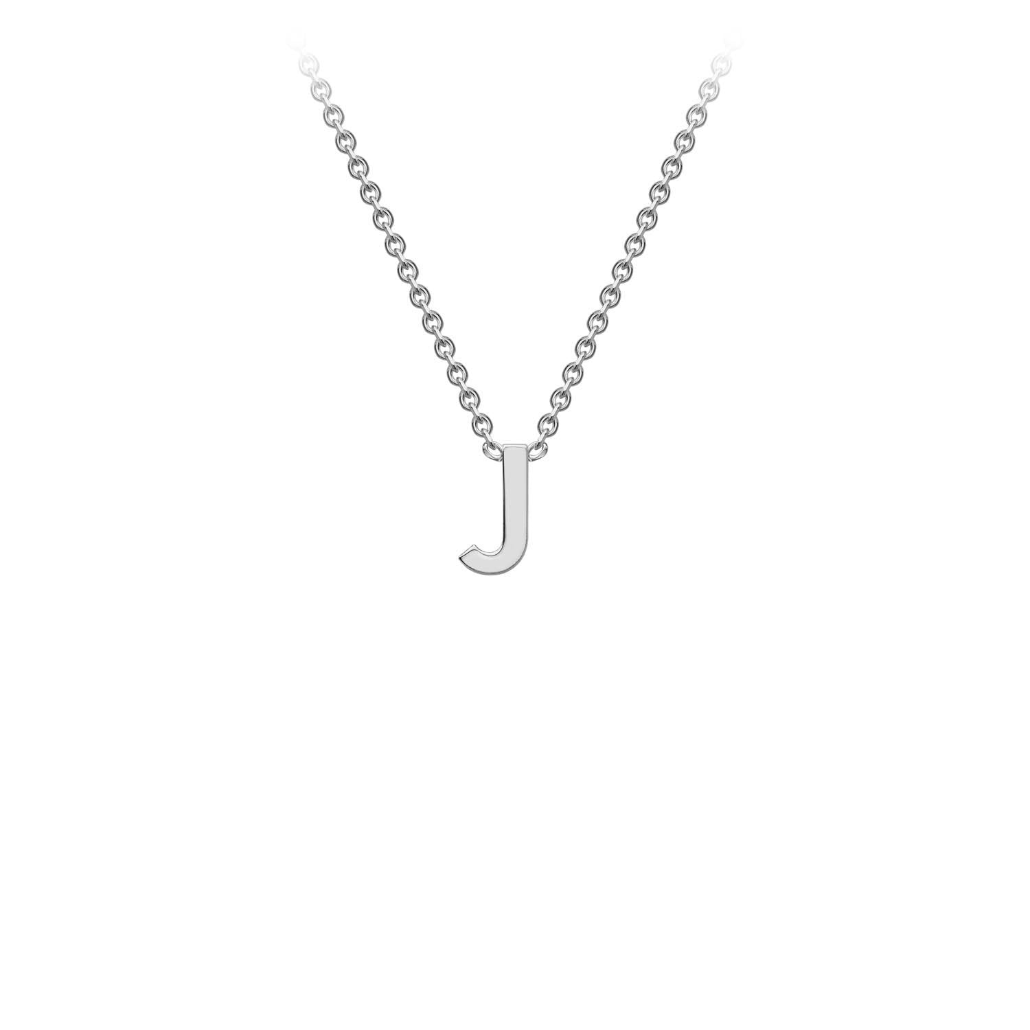 White gold shop j pendant