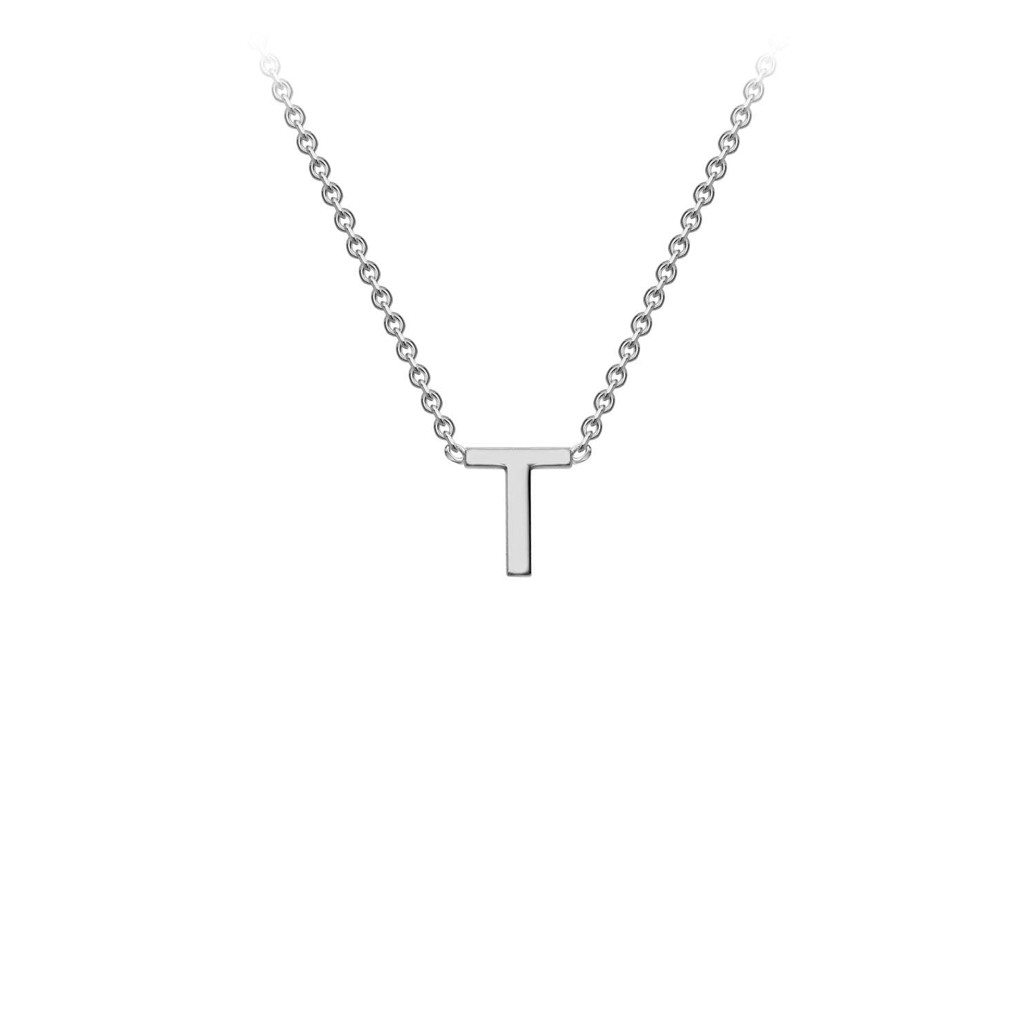 Letter t initial deals necklace