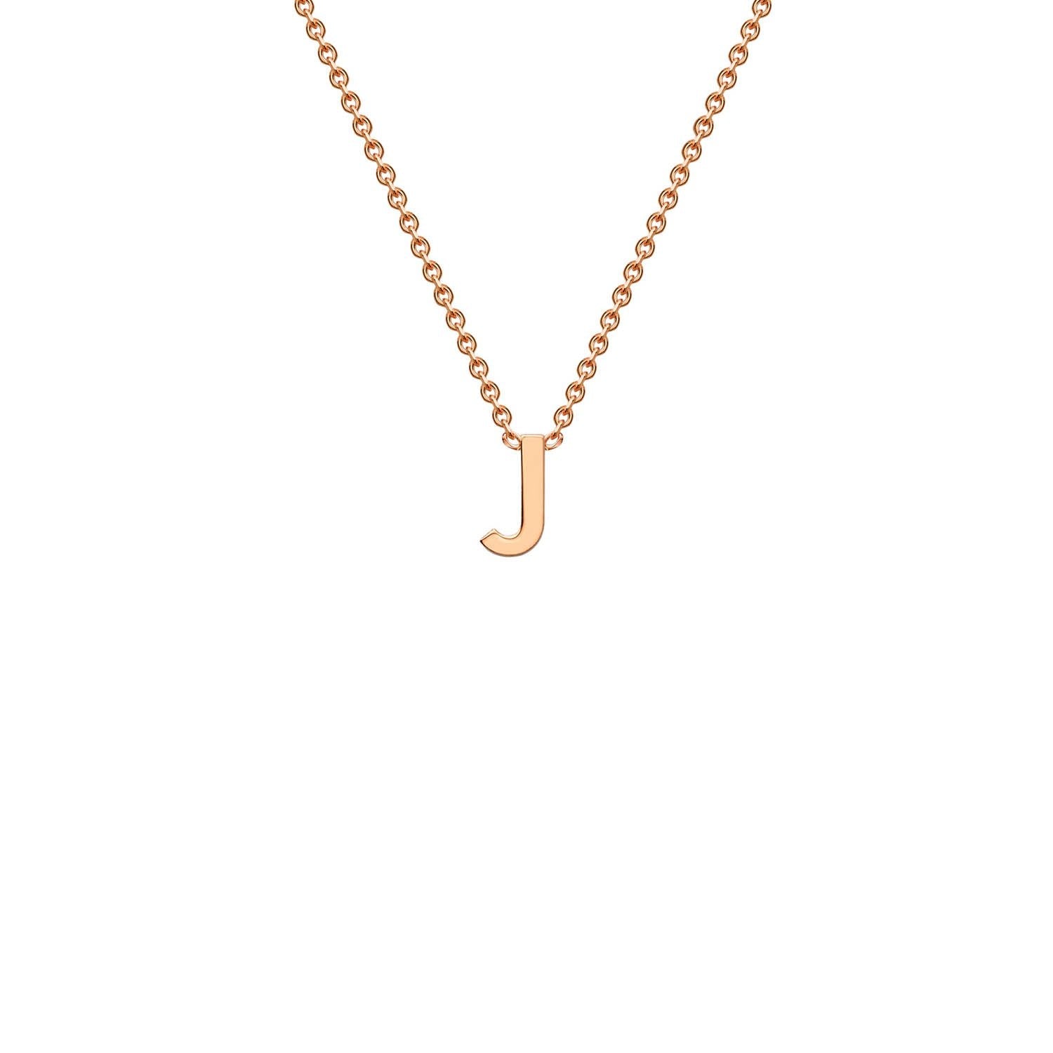 J necklace deals rose gold