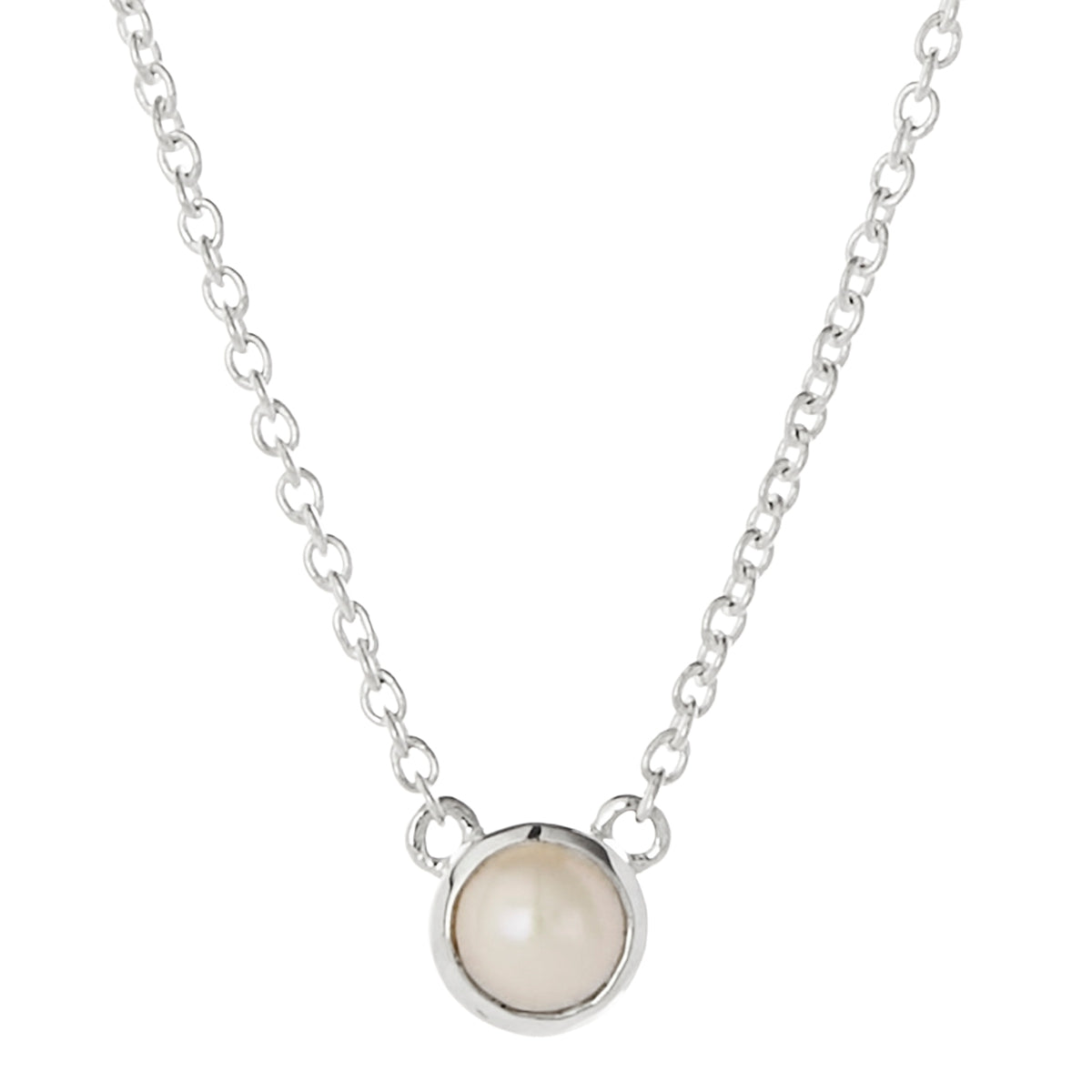 Heavenly Pearl Silver Necklace N6502