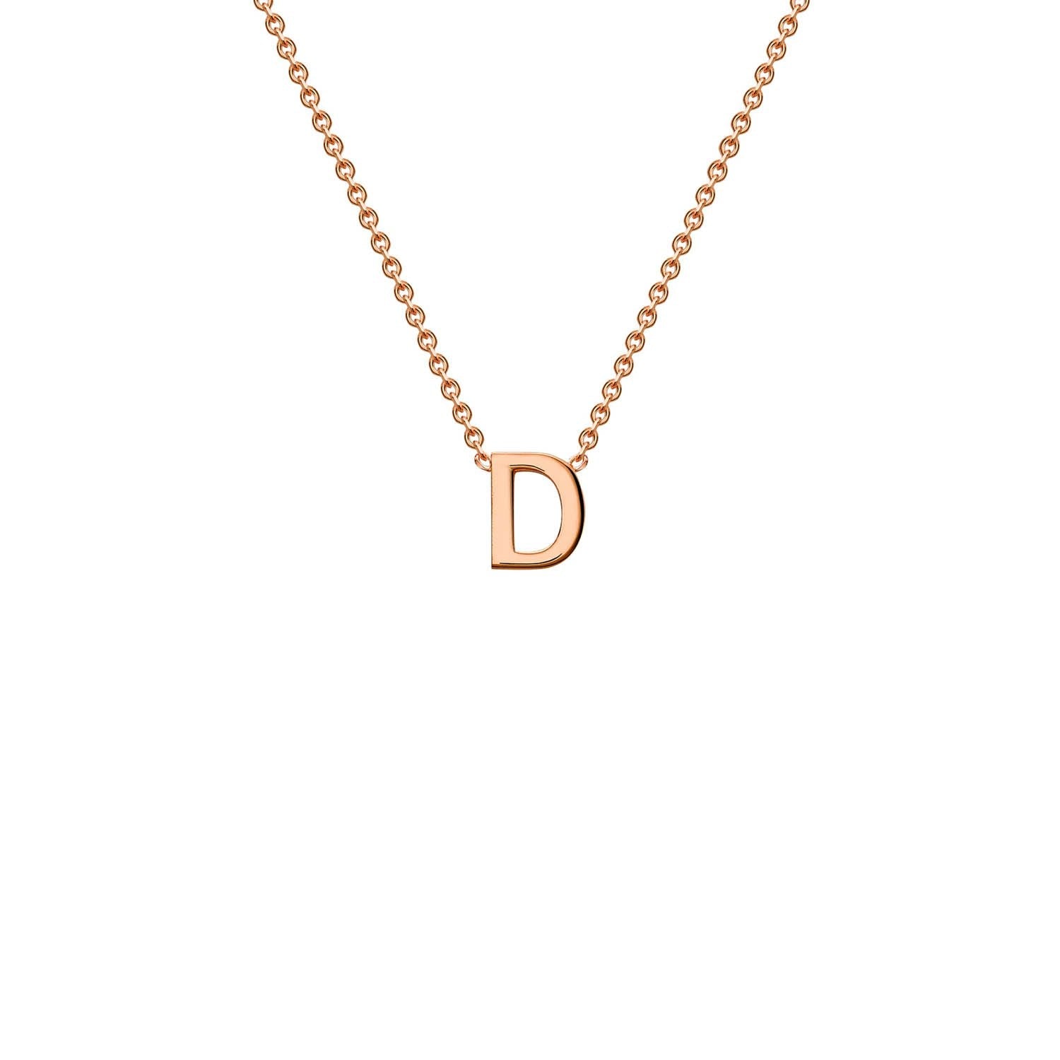 Heart And Initial Necklace - Initial Pendant Necklace