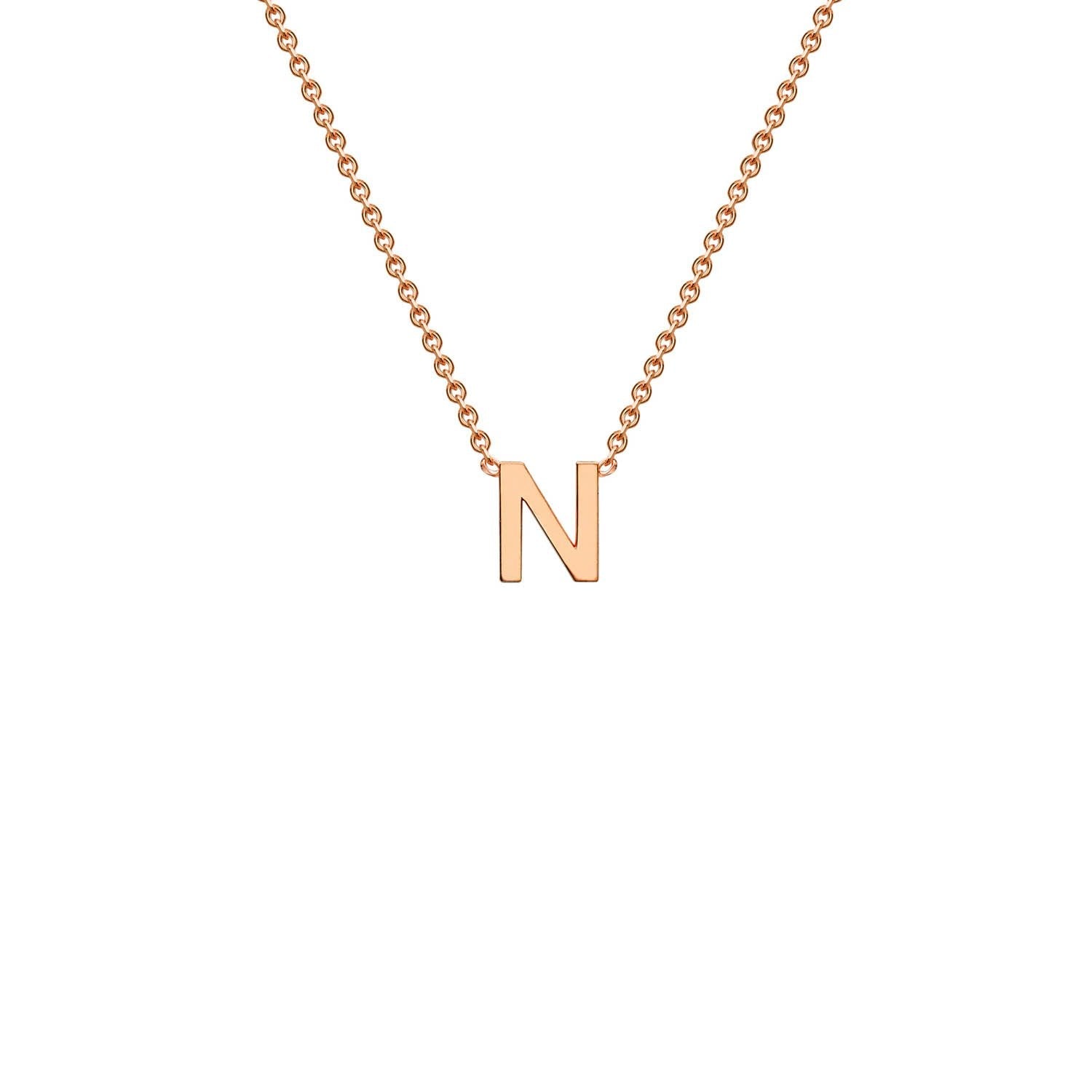 Gold letter hot sale n pendant